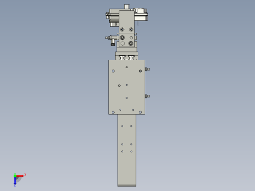 取料模组夹抓组件俯视缩略图