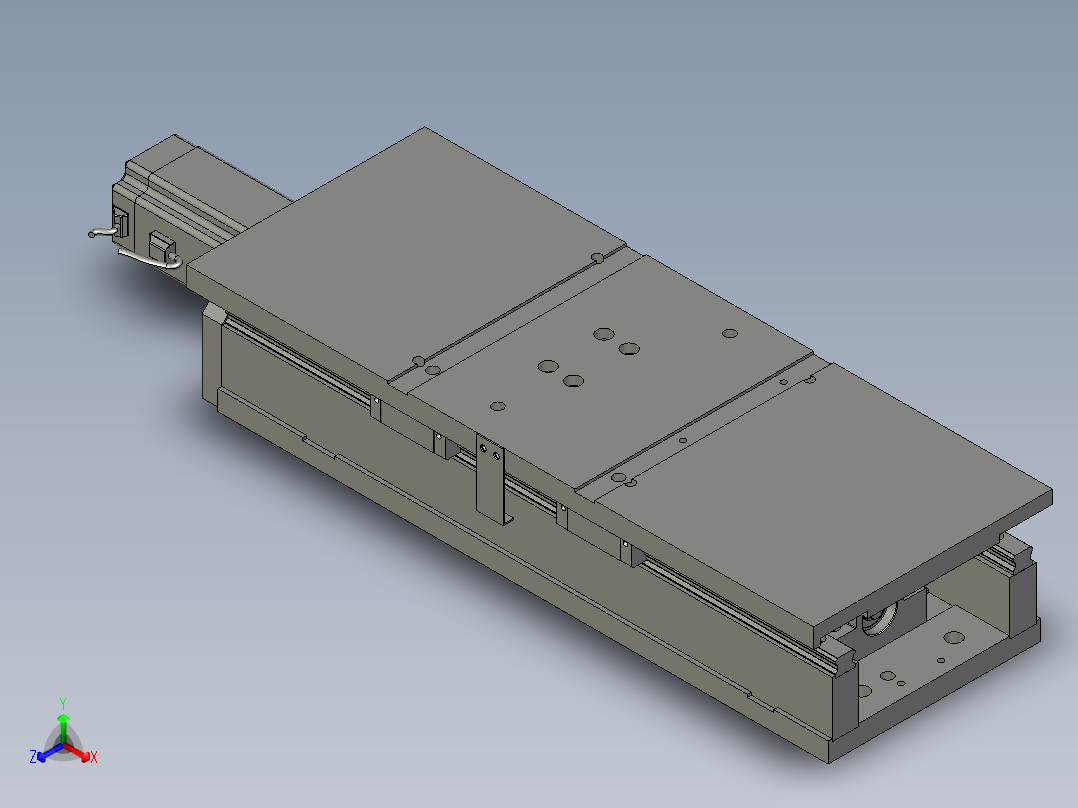 砂带架移动组件主视图