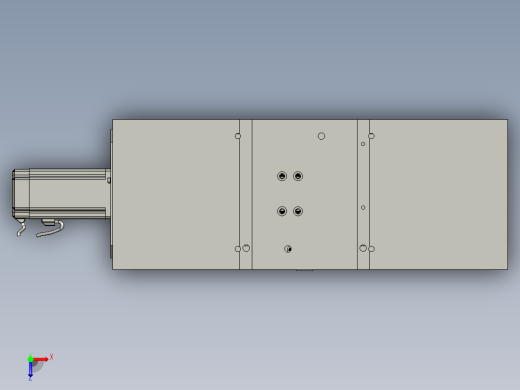 砂带架移动组件俯视缩略图