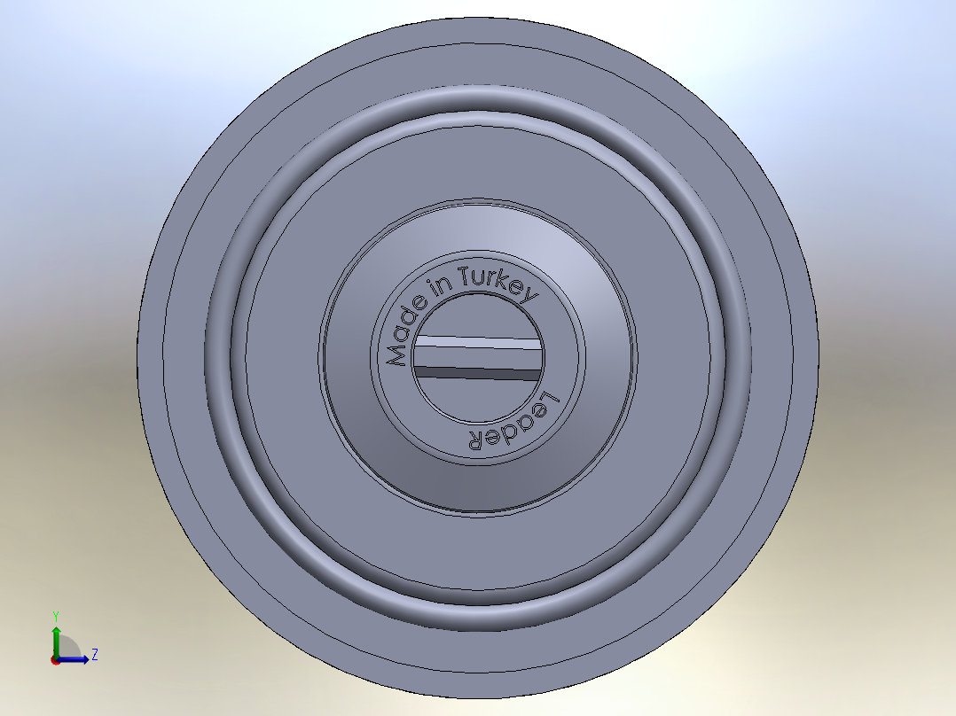 塑料滚筒左视图