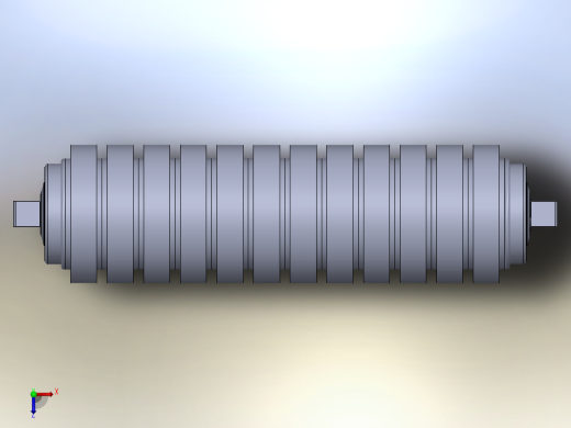 塑料滚筒俯视缩略图