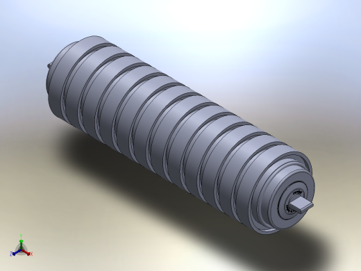 塑料滚筒正等轴测缩略图
