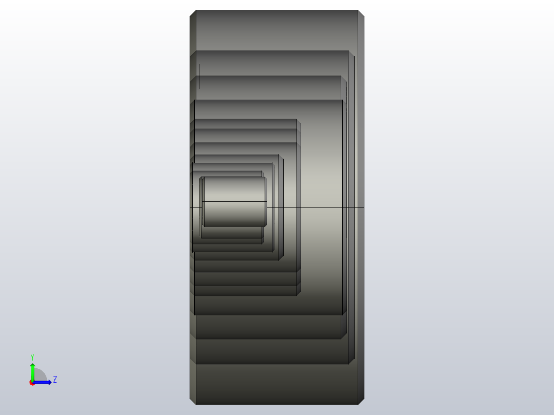 承插焊接管接头(1)左视图
