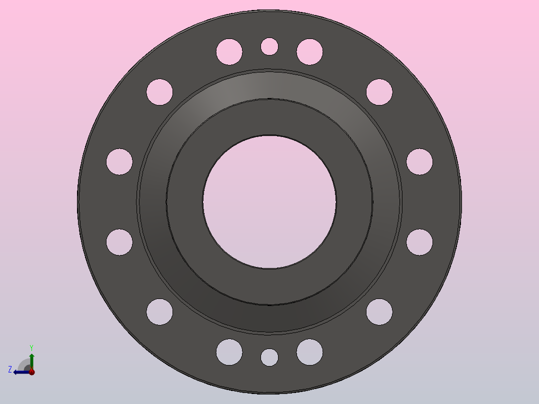 带加长阶梯形轴圈和法兰盘的滚针和双向推力圆柱滚子组合轴承 ZARF...L型_ZARF 45130 L.rar.rar前视图