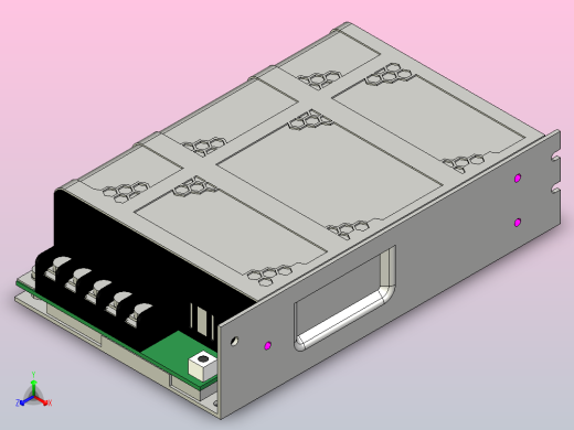 欧姆龙开关电源S8FS-C07524正等轴测缩略图