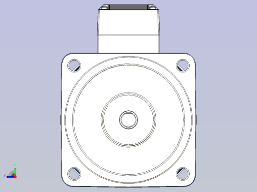 精研YF调速电磁制动电机 200yf04右视缩略图