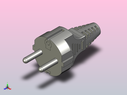 插头正等轴测缩略图