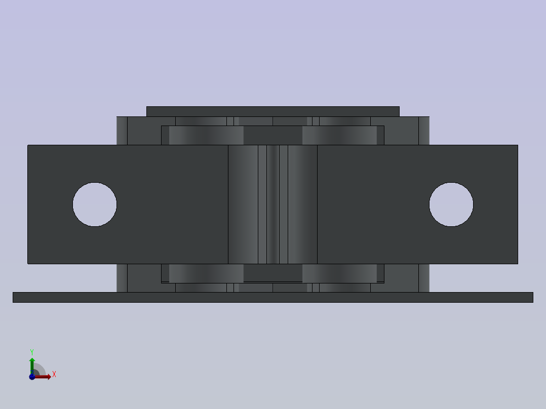 门用鹦鹉合页前视图