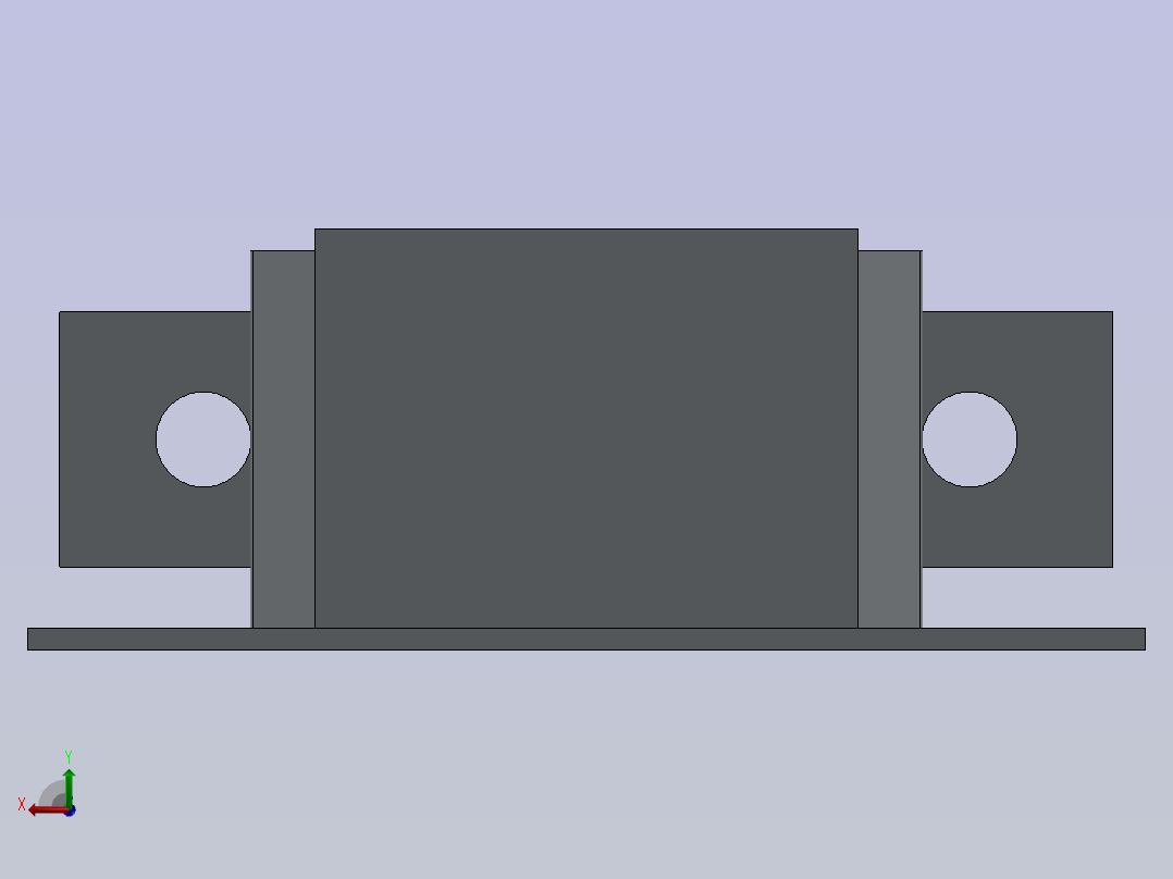 门用鹦鹉合页后视图