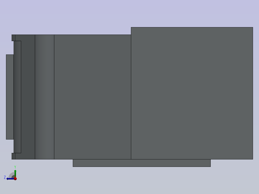 门用鹦鹉合页右视图