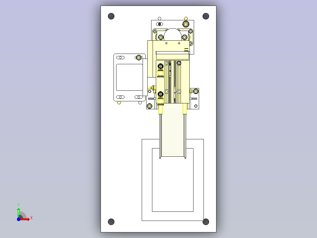 挑出NG滑板3D图前视图