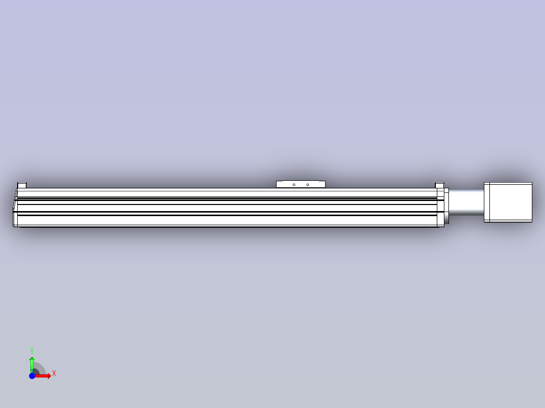 SMN35-ME配步进电机模组[SMN35-300L-ME]前视图