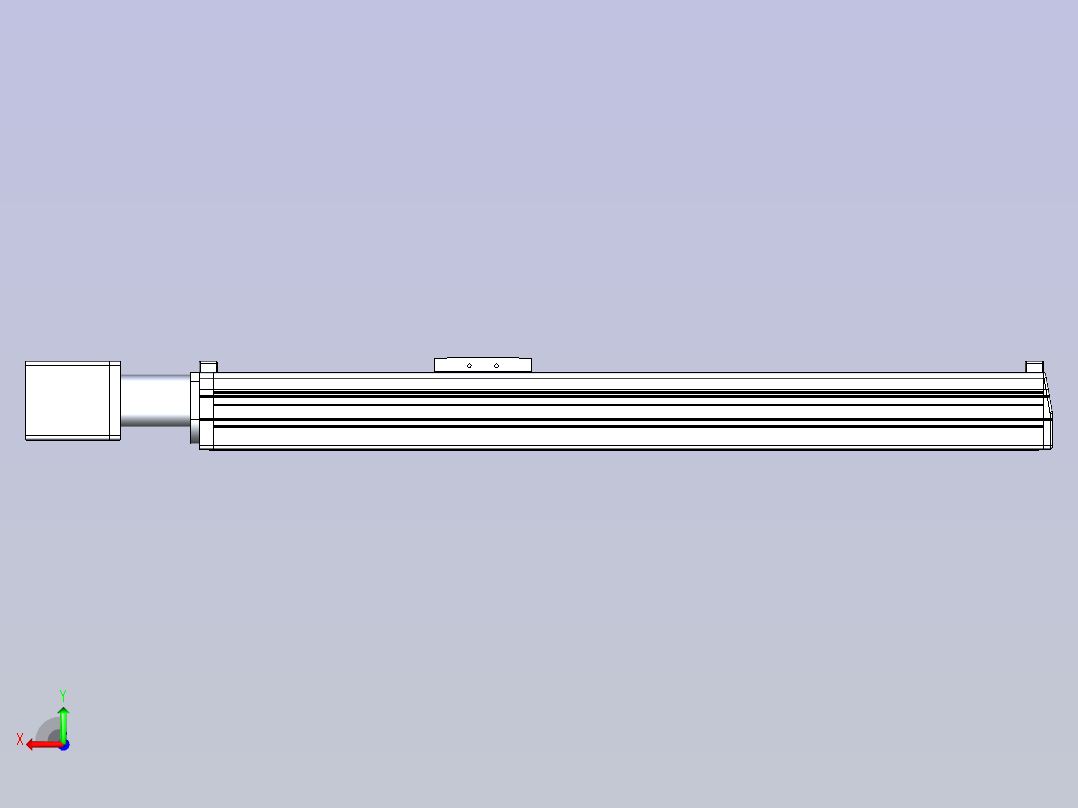 SMN35-ME配步进电机模组[SMN35-300L-ME]后视图