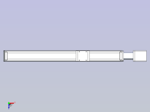 SMN35-ME配步进电机模组[SMN35-300L-ME]俯视缩略图