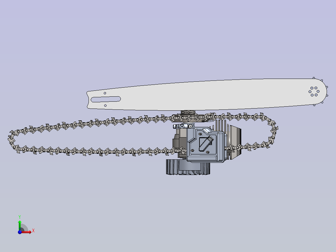 STHIL039部分传动链前视图