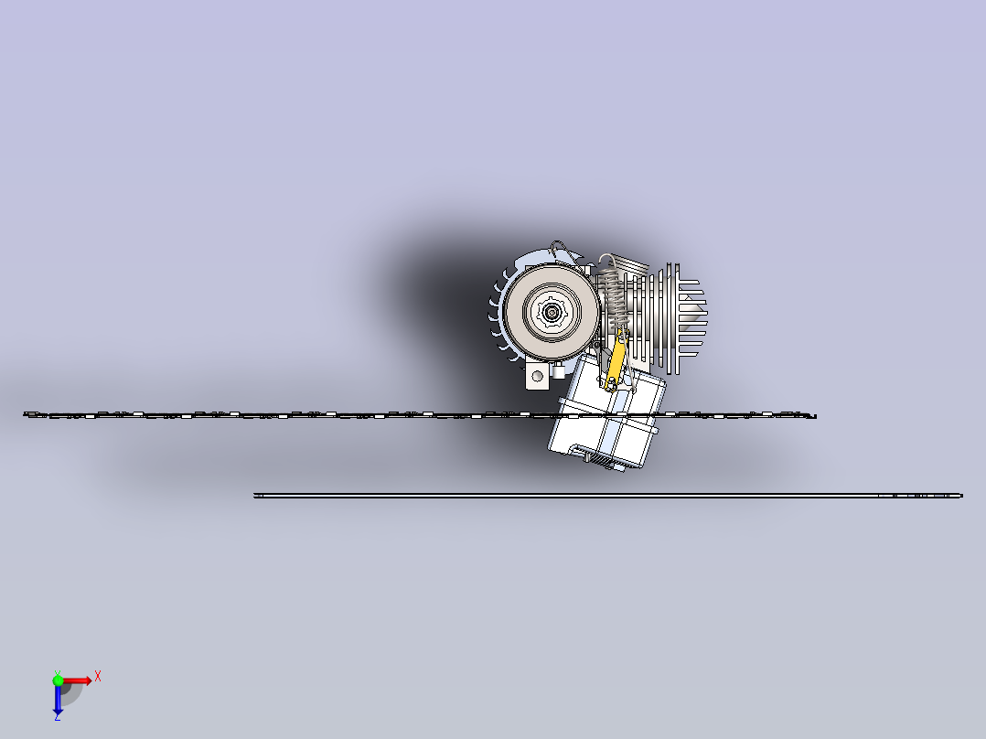 STHIL039部分传动链俯视图