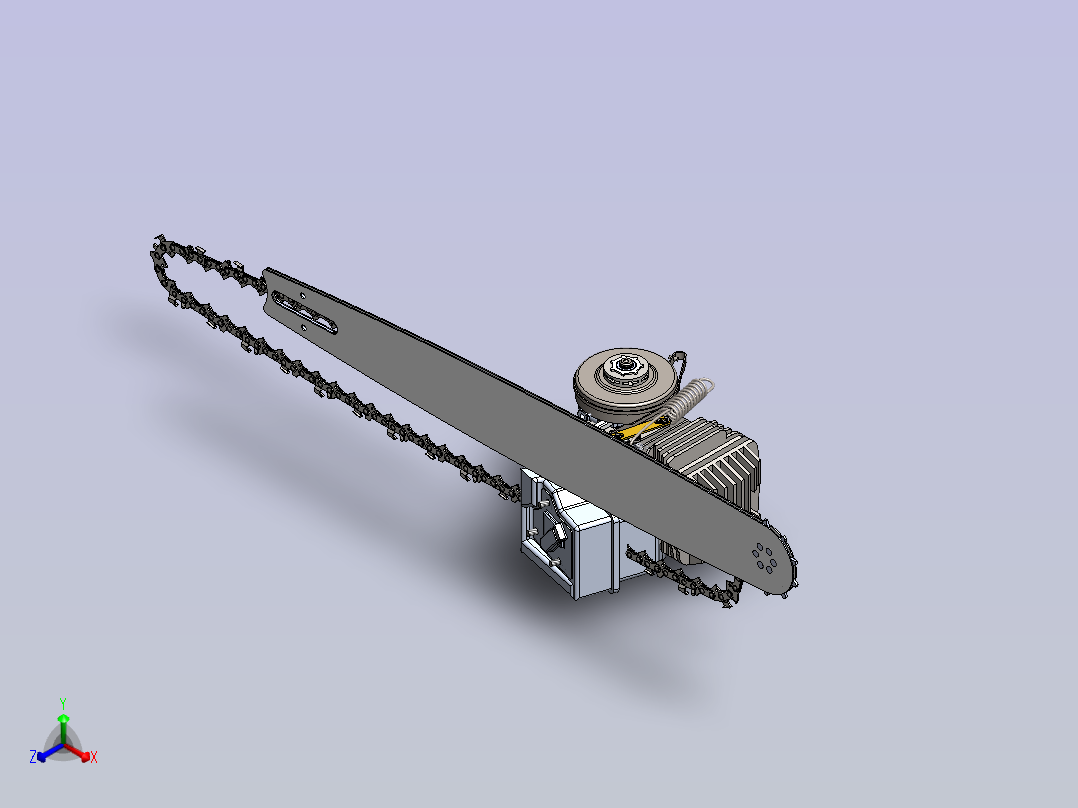 STHIL039部分传动链正等轴测图