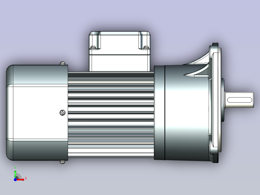 JSCC变频减速电机 f250v02-R前视图
