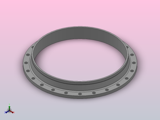 平面整体钢制管法兰_法兰 DN800-PN2.5 FF 1