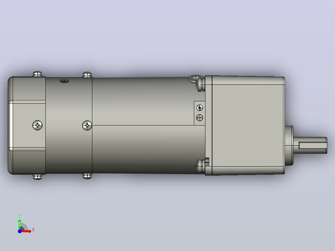 交流减速机5RK90GU-CMF(5GU3KB-200KB)前视图