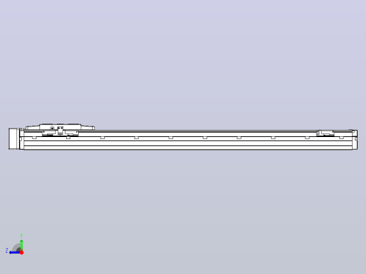 滚珠丝杠直线轴内置导轨TPA-GCR-120-1610C-L750-MR-M40-N3右视缩略图