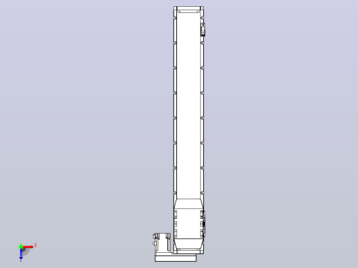 滚珠丝杠直线轴内置导轨TPA-GCR-120-1610C-L750-MR-M40-N3俯视缩略图