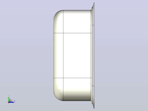 autocad 15中的厨房水槽模型左视缩略图