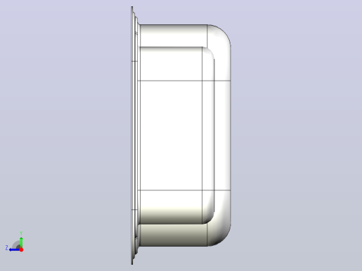 autocad 15中的厨房水槽模型右视缩略图
