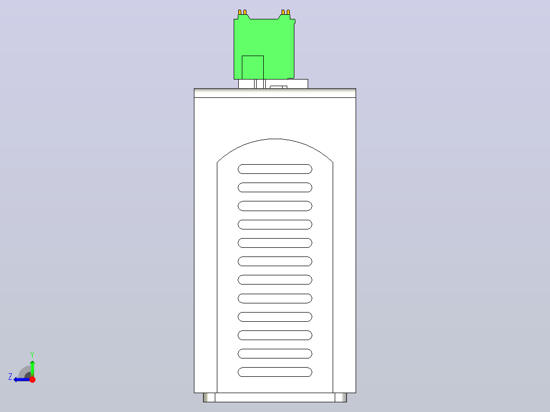 CKD电动执行控制器右视图
