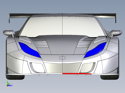 Honda_HSV-GT超跑1比1CATIA V5 r21造型左视缩略图