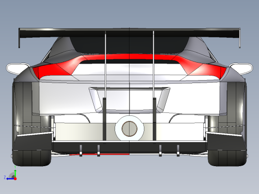Honda_HSV-GT超跑1比1CATIA V5 r21造型右视缩略图