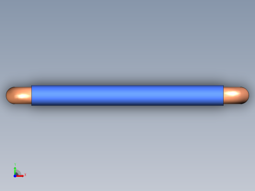 插头连接器Wirebridge_8.0xD0.6mm前视缩略图
