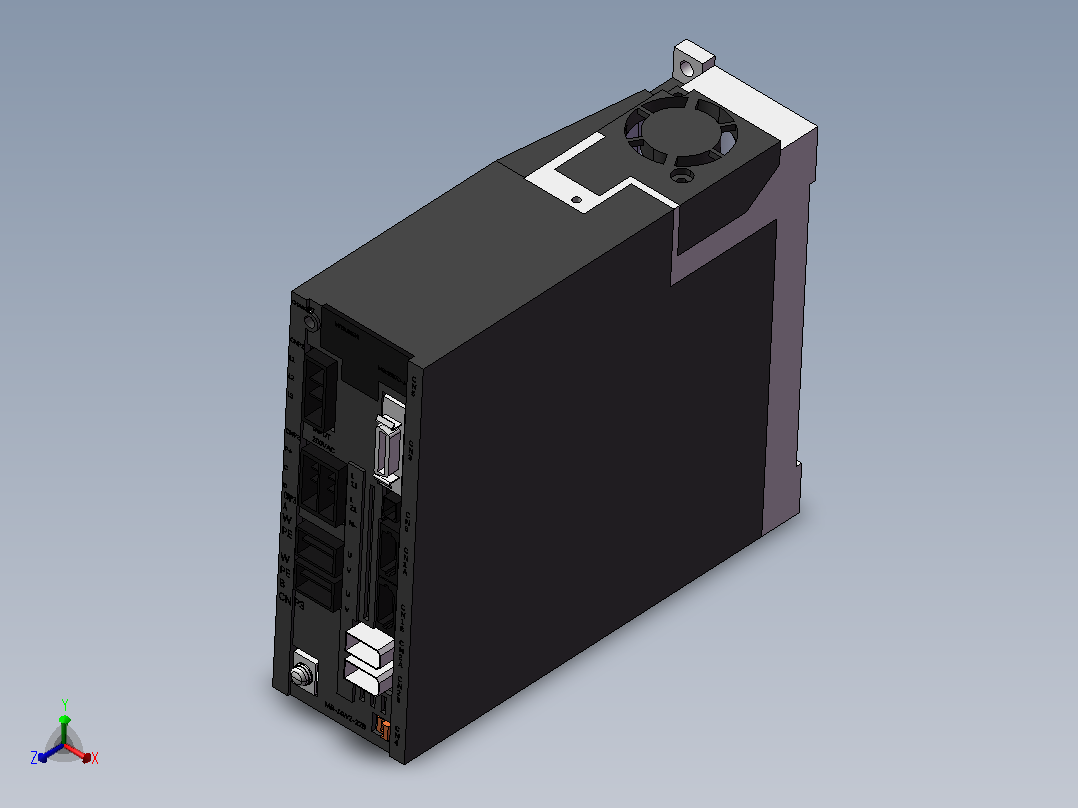 三菱伺服驱动器 MR-J4W2-22B主视图
