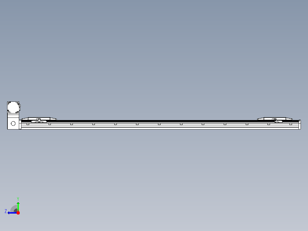 皮带直线轴双滑块型TPA-GCBS-150-P80-L675-LU-M75-N3右视图