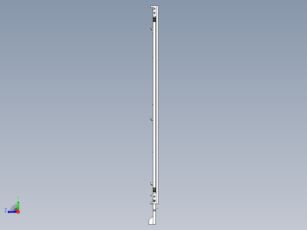 皮带驱动搬运装置（纵向）右视图