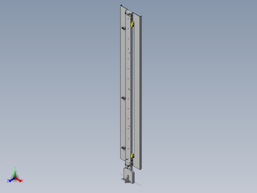 皮带驱动搬运装置（纵向）正等轴测缩略图