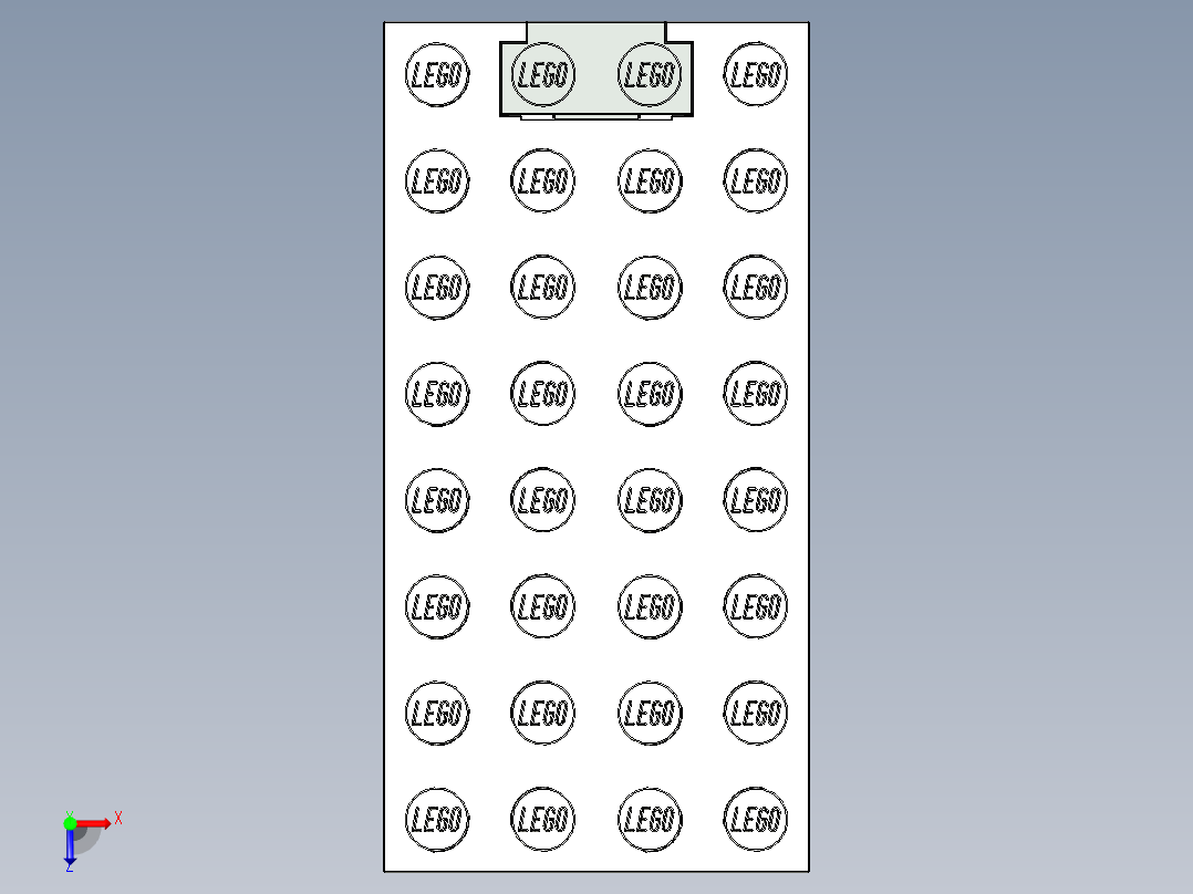 Space XT starship 6780太空战机拼装模型3D图纸 INVENTOR设计俯视图
