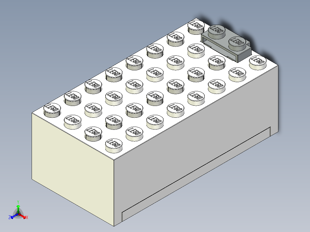 Space XT starship 6780太空战机拼装模型3D图纸 INVENTOR设计正等轴测图