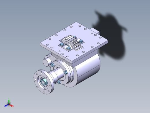 东风货车取力器设计（三维图，二维图，说明书）