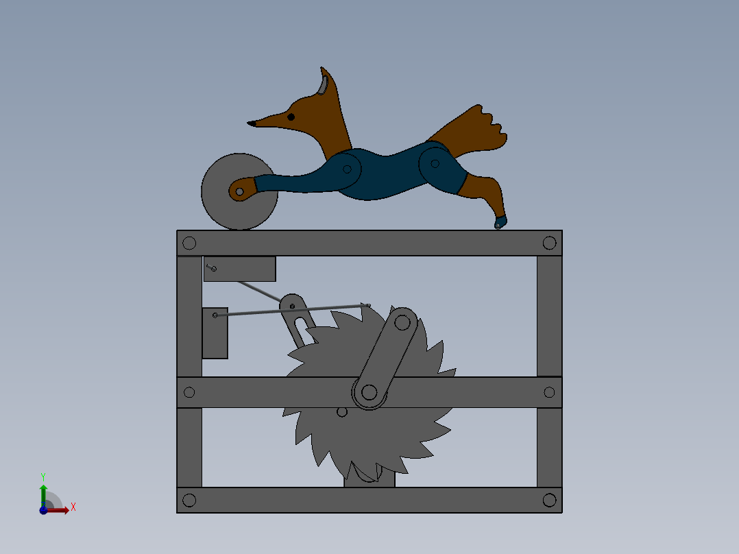 AB滚轮木制玩具