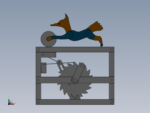 AB滚轮木制玩具