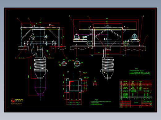 ZSQ-Y100移动散装机总图