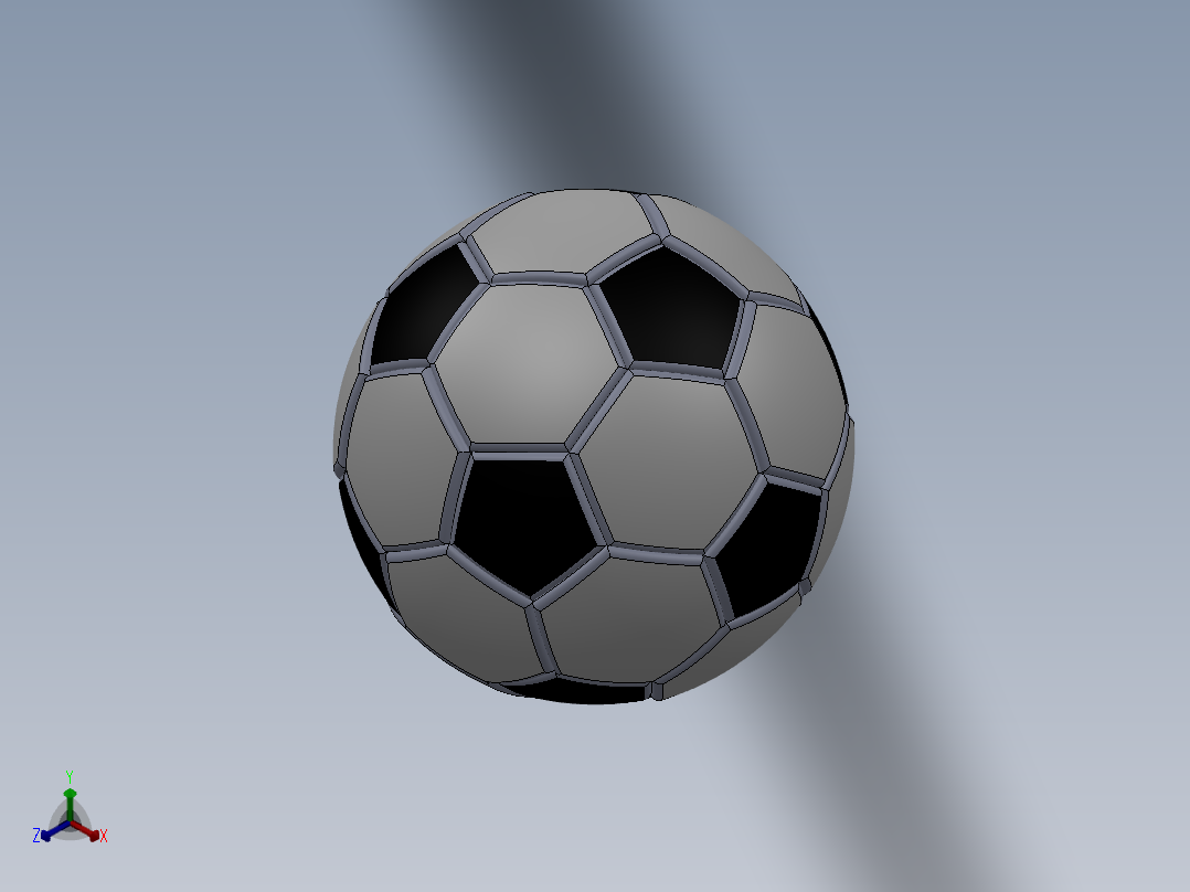 足球正等轴测图