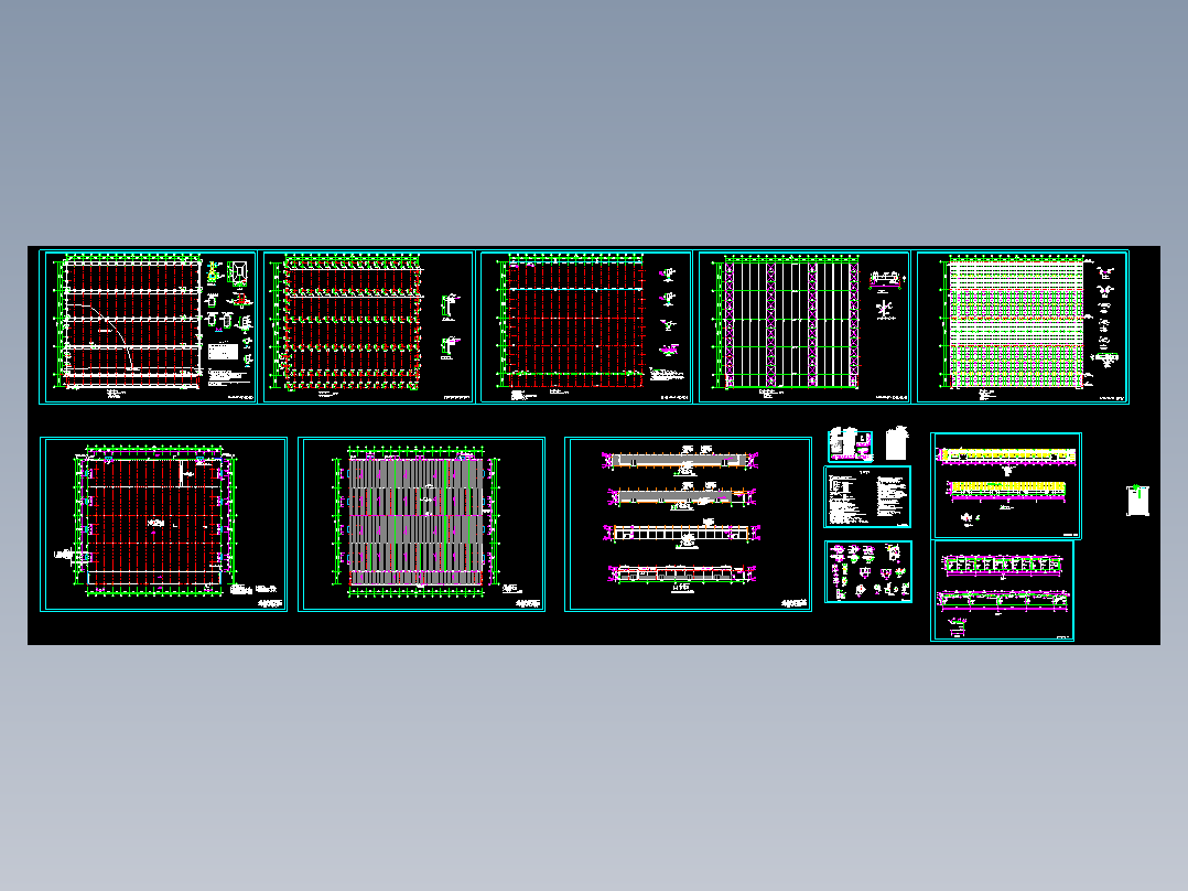 实腹式门式轻钢结构厂房图
