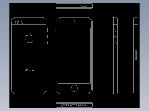 hone5S CAD图纸