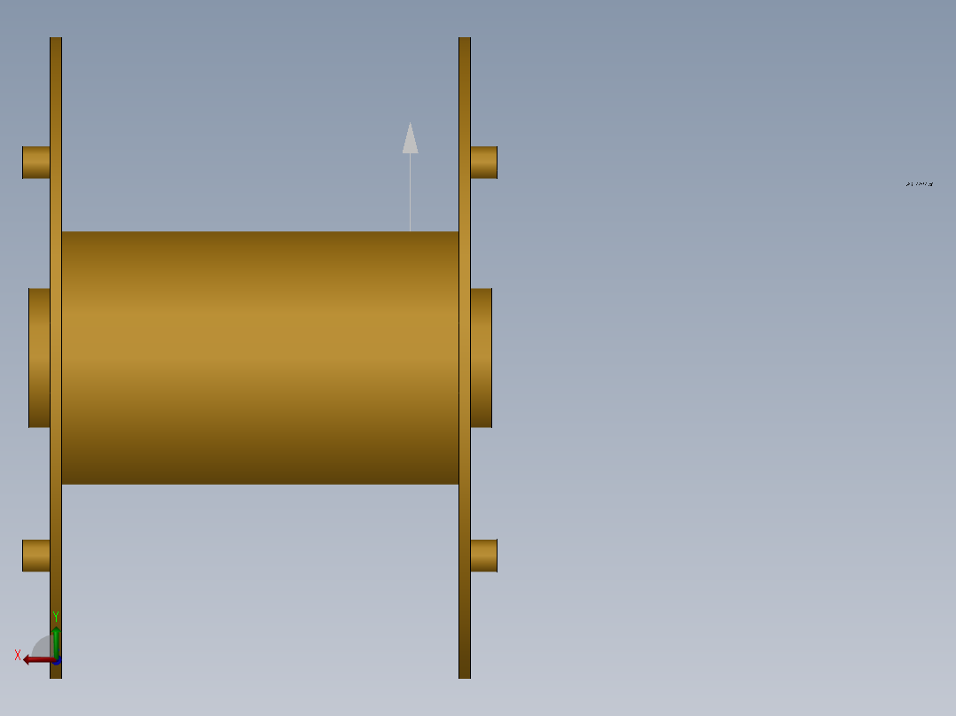 1000工字轮后视图