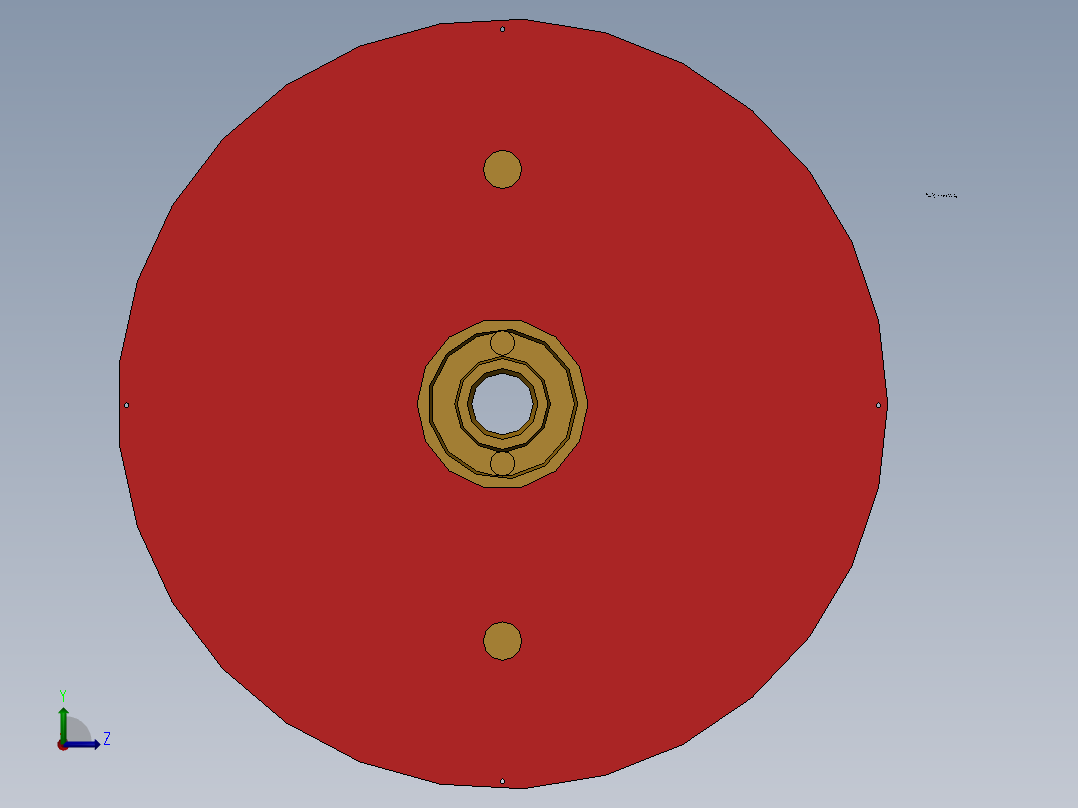 1000工字轮左视图