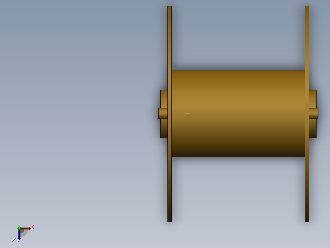 1000工字轮俯视图