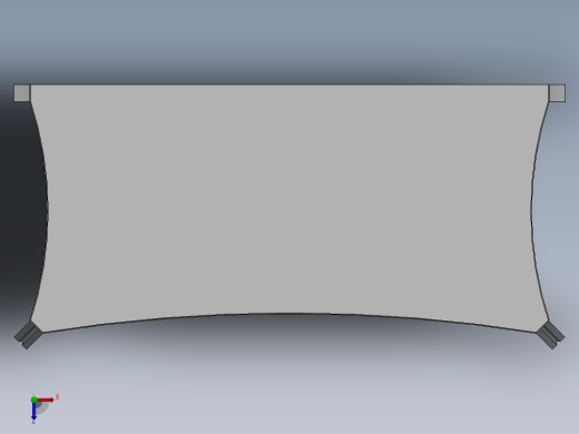 实木衣柜3D模型俯视缩略图