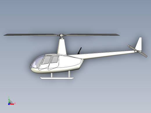 catia 直升飞机巡警前视缩略图